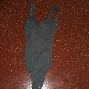Cute American eagle lace body suit with open back